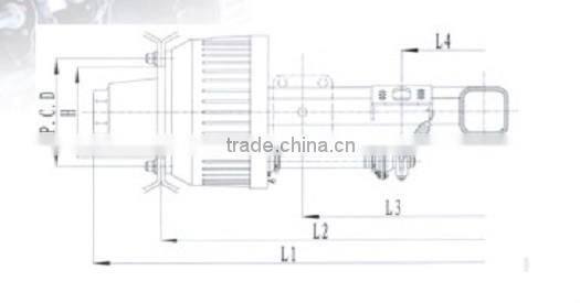 heavy duty trailer axles/trailer parts