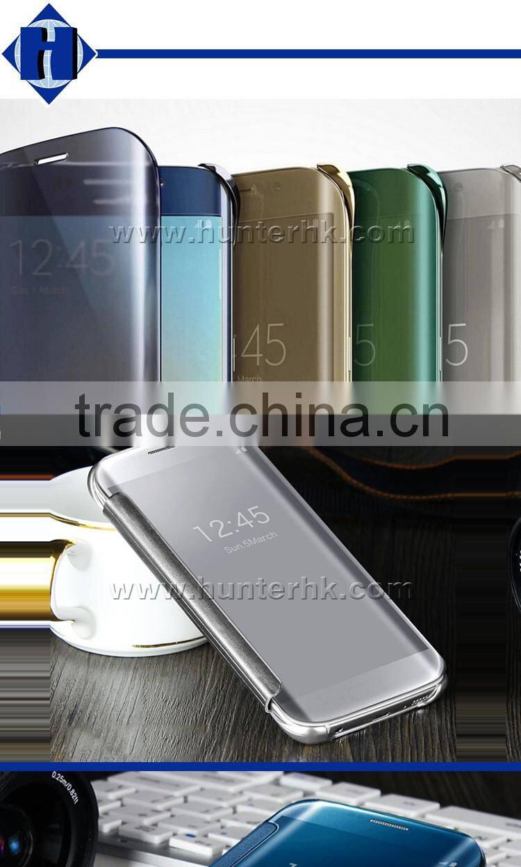 Clear hard Cover Wallet Case For Samsung S6