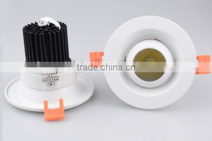 Aluminum Plastic Cover high power 50w up and down cob led downlight led recessed down light dimmable led downlight