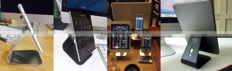 Aluminum desk top micro suction tablet holder stand for iPhone, iPad