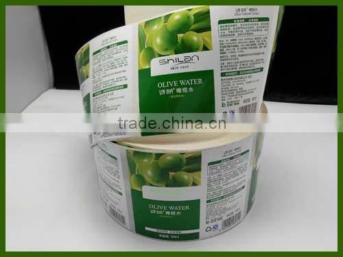 Full Color Hot-sale Adhesive Sticker Labels for Olive Water bottles