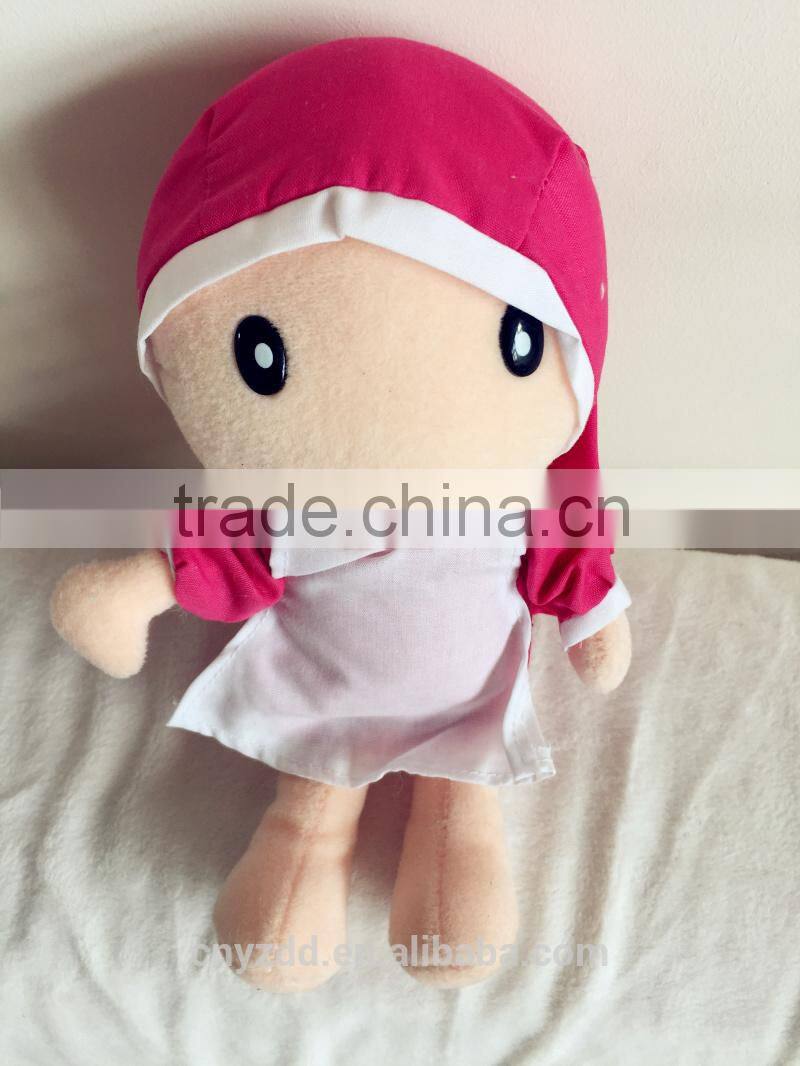 Stuffed Soft Nun Doll / Rosy Nun Cloth Rag Doll