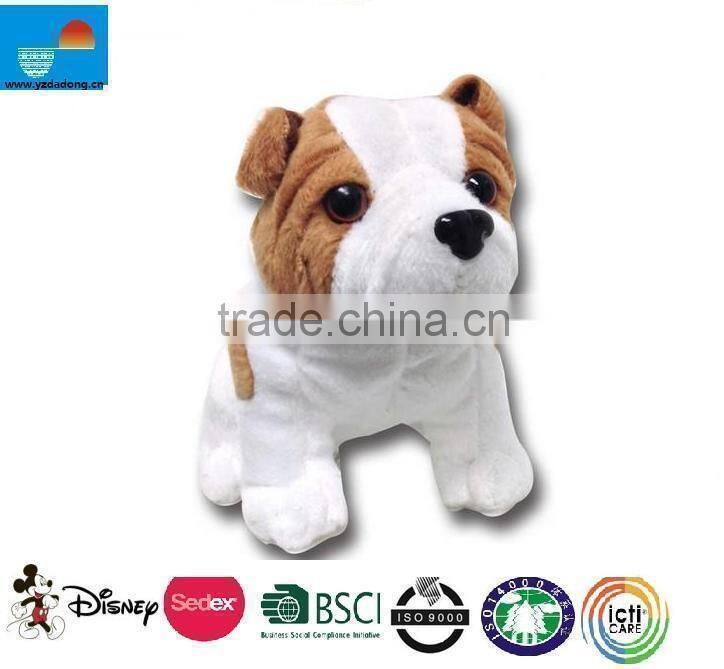 STUFFED ANIMALS SITTING BULLDOG