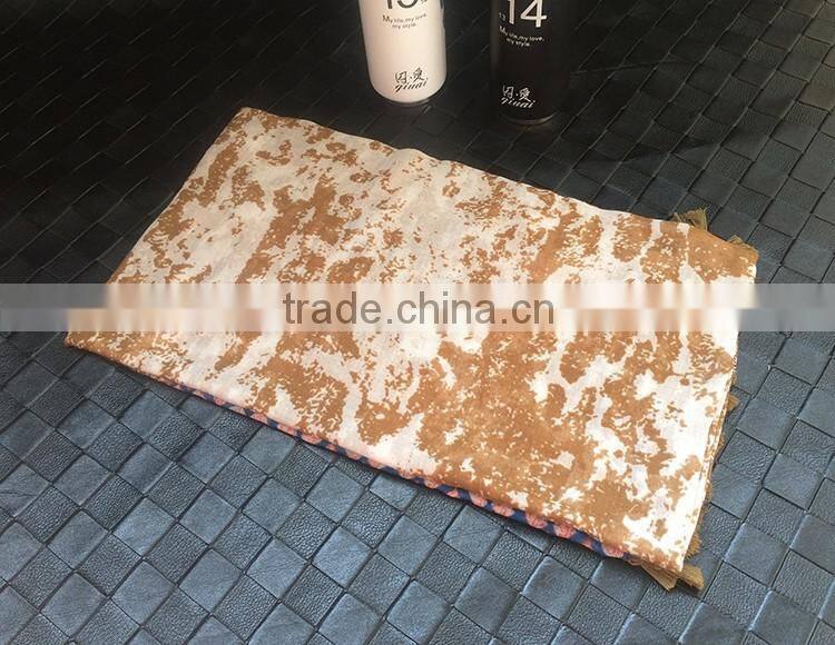 Ink Painting Print Design Large Long Cotton Pashmina Scarf Women Hijab