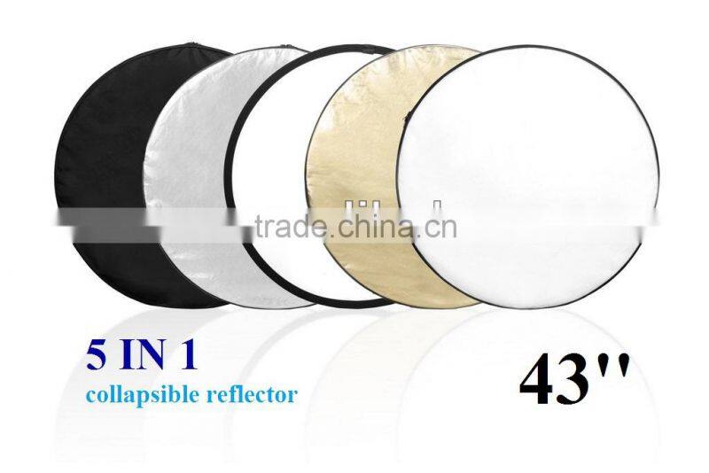ET-R5110 Fotodiox 5-in-1 42" Premium-Grade Professional Collapsible Disc Reflector Flash reflector
