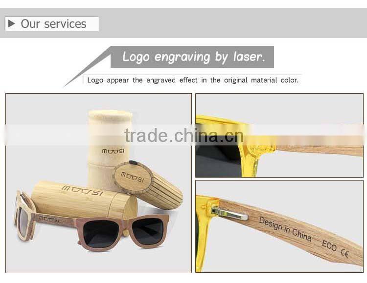 Bamboo tube case for bamboo sunglasses, wood cylinder sunglass case