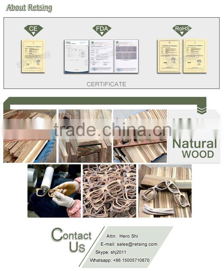 Yellow Revo Color Handmade Custom Wood Sunglasses