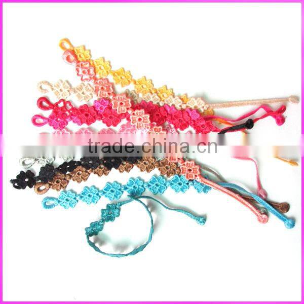 FL0905-3 Hot Sale Woven Knot Friendship Bracelet,cheap friendship bracelet for sale,Braided Rope Bracelet