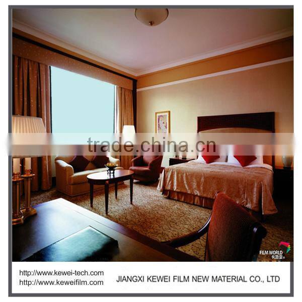 Smart Glass for Hotel. Turn off Matte white to keep in privacy, Switchable smart glass