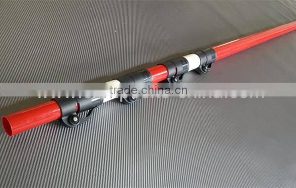 High strength fiberglass extension cleaning pole, glass washing fed pole