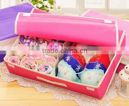 AN1060 ANPHY colorful non-woven fabric cloth storage box & bin 38*25*25 cm,26*20*17 cm
