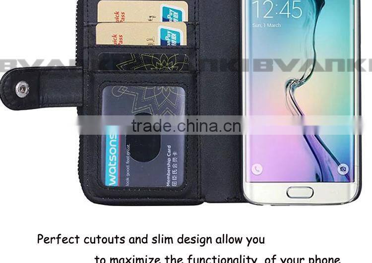 2016 Innovative Product New Hot Products Genuine Leather Phone Cases Fashion For Samsung Galaxy S6 Mobile Phone Amazon Smart