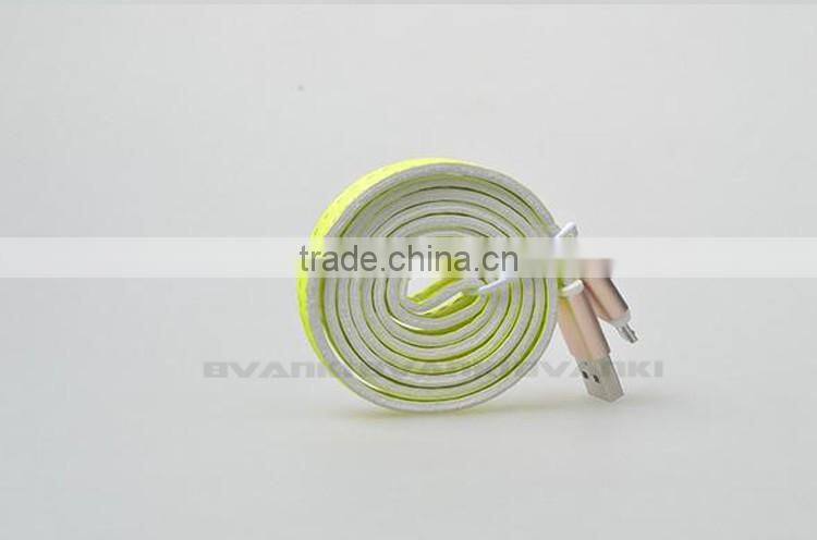 Express Alibaba Leather USB Data Cable,Magnetic Micro USB Cable For Mobile Phone Bulk Buy From China