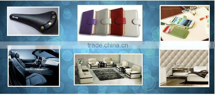PVC artificial leather with cheap price upholstery leather for home decoration usge popular