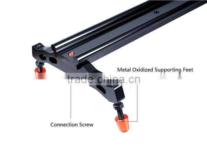Commlite 2nd generation 100% Aluminum Alloy Sliding-pad Video Track Slider Dolly Slider Video Stabilizer System