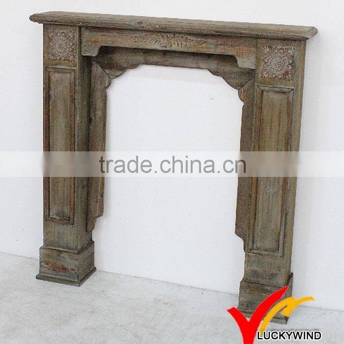 reproduction vintage decorative wood fireplaces