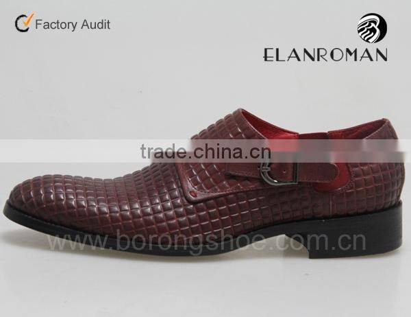 Woven leather wholesale spain shoes for men