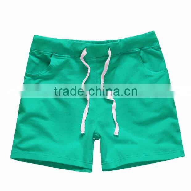 Green running shorts for women
