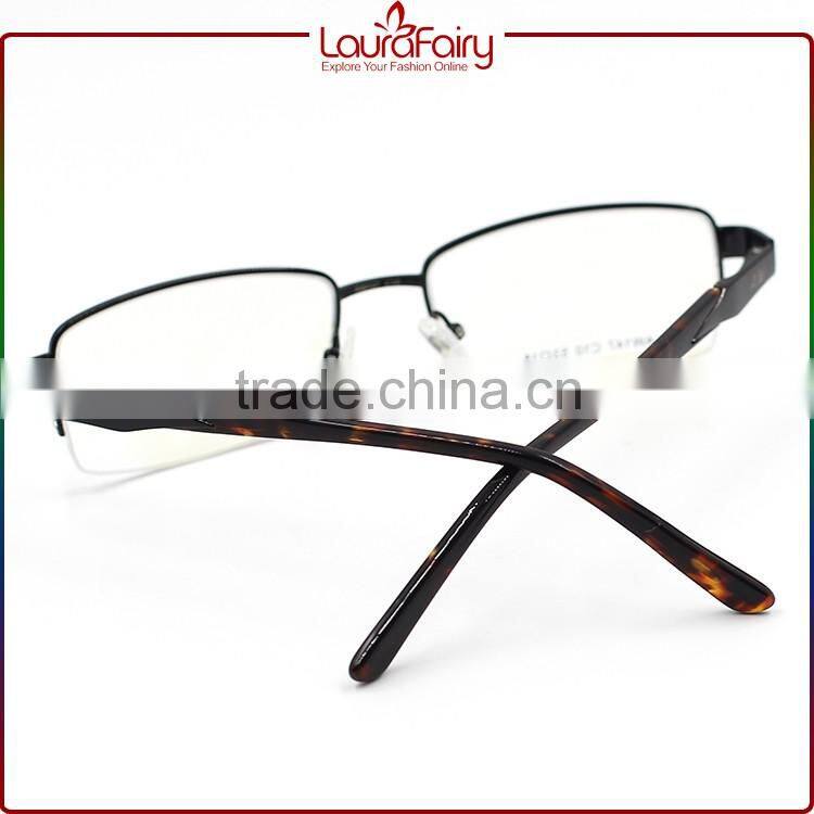 Laura Fairy Most Popular 2016 Black Spring Hinge Eyeglasses Optical Frame For Men