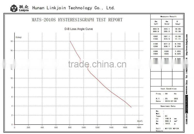 LINKJOIN MATS-2010M Silicon steel AC Hysteresisgraph Test system AC soft magnetic material dynamic hysteresisgraph system CE