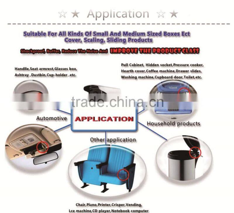 Plastic barrel soft close damper washing machine cover damper EBO-018