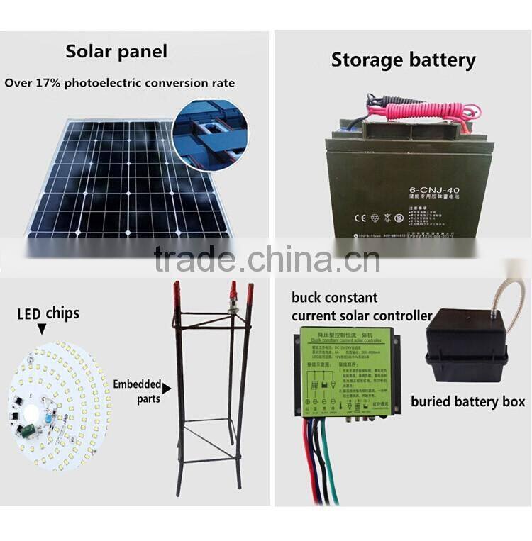 China market of led high end solar garden light approved CE ROSH