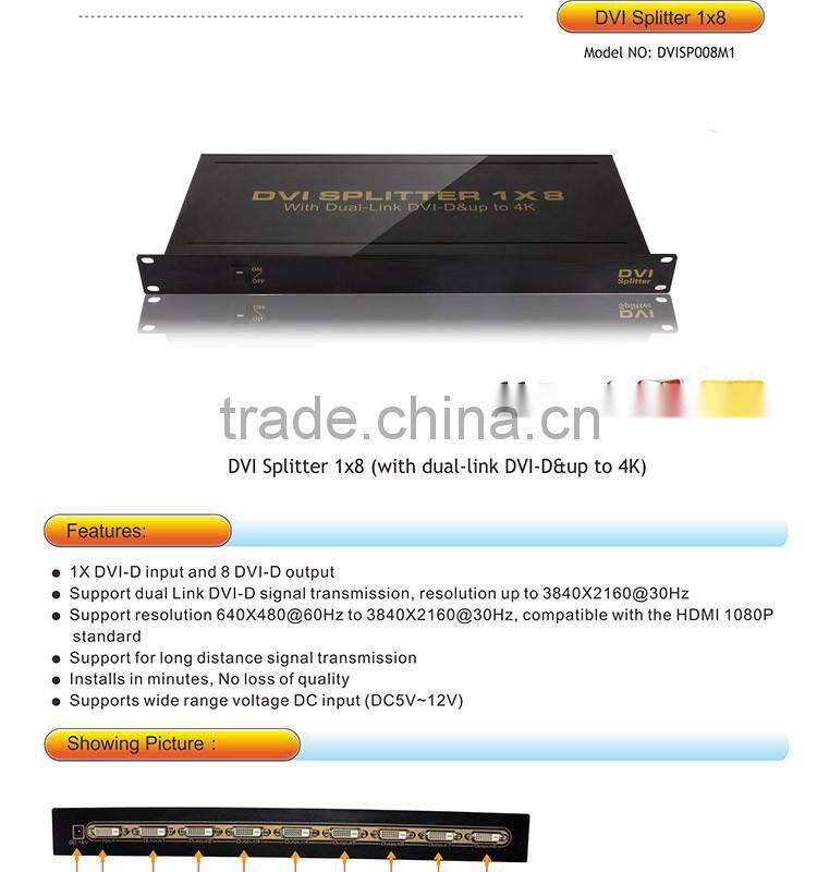 DVI SPLITTER Dual link DVI-D & up to 4K