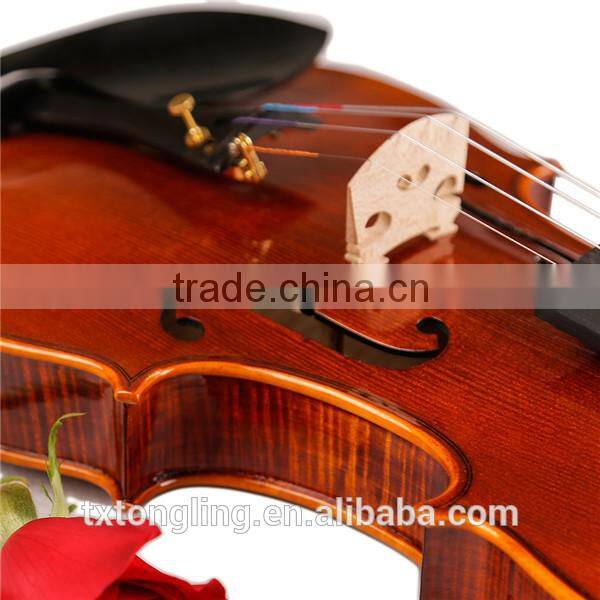 OEM Making Flamed Violin Manufacture (TL005)