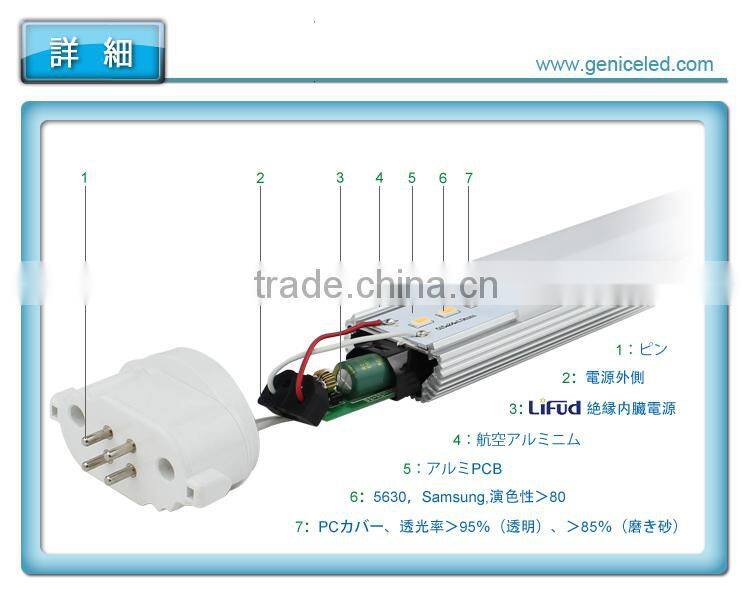 Quality hot-sale tube japan 2g11 15w top model tube led tube