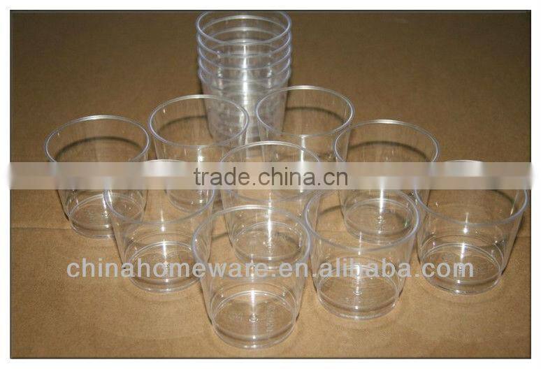 Crystal plastic cup