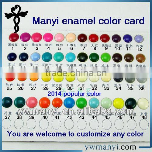 2014 new fashion ladies stud color enamel rose hanging ring latest gold earring designs in zinc alloy jewelry E00225