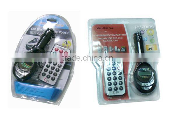 2015 Support SD/MMC Car USB Flash Mp3 Player FM Transmitter
