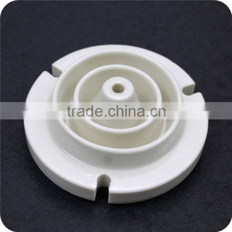 high performance ceramic heating insulator glazing steatite ceramic bottom plate