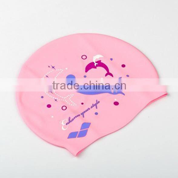 Swimming accessories silicone funny cap waterproof silicone cap