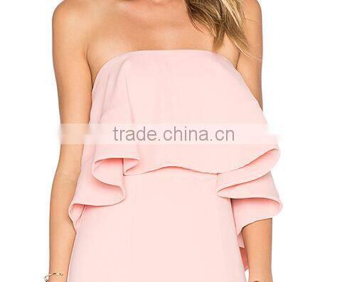 2016 Ladies Sex Prom Dress Off Shoulder Satin Breathable