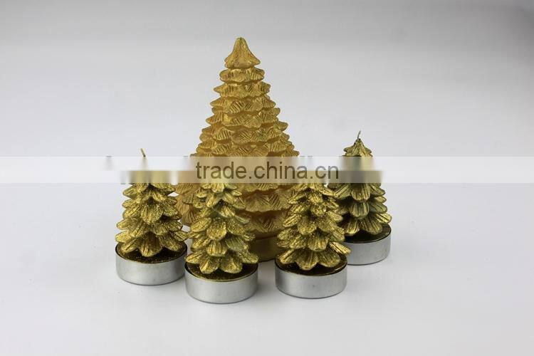 Christmas Design Candles, Christmas Tree Candles, Christmas Pinecone Candles