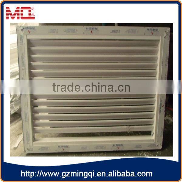 Fixed design cheap price pvc/plastic window louver