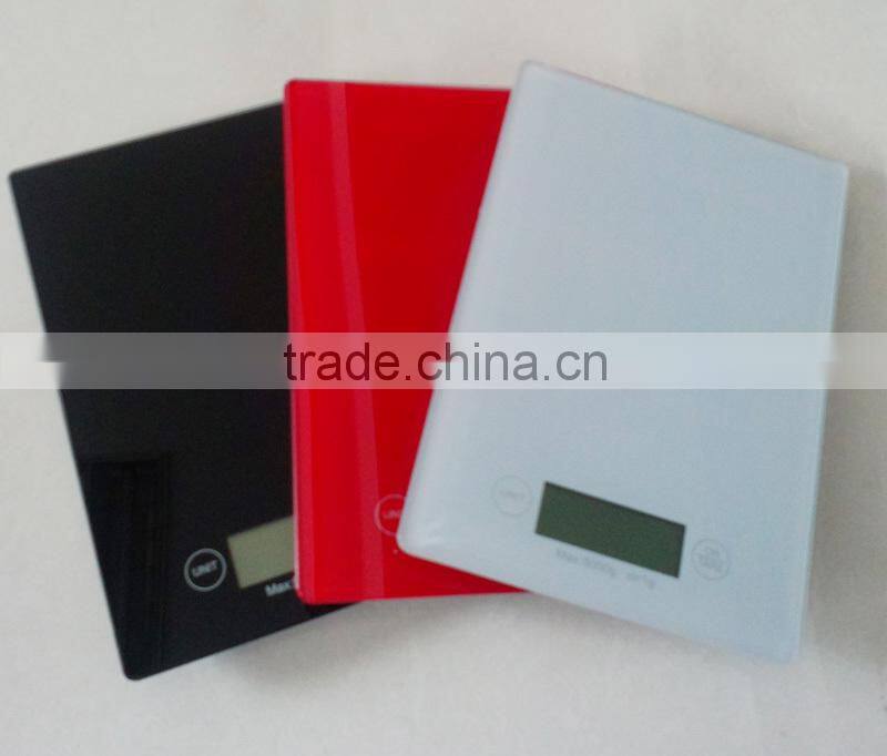 food measuring scale touch screen