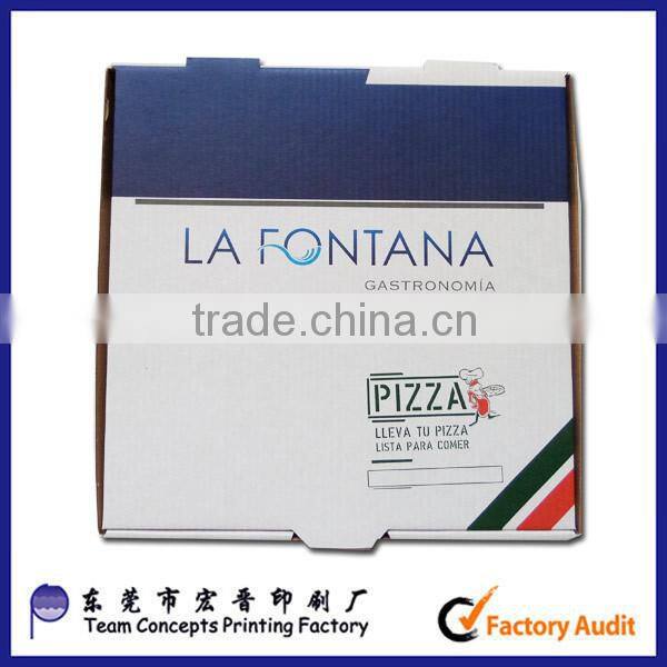 OEM die cut pizza box made in Dong Guan