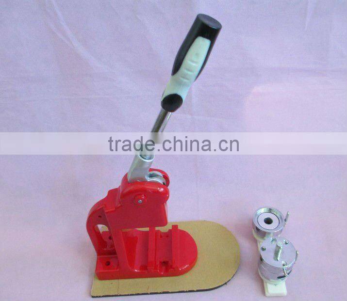 2015 manual stable tripod button making machine