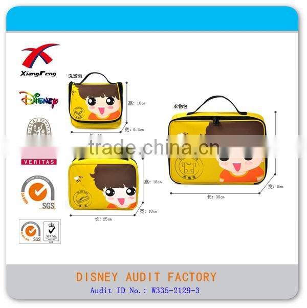 XF kids 3 Pcs Set travel packing cubes, children organizer bag