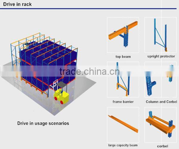 height adjustable steel storage pallet stacks racking system