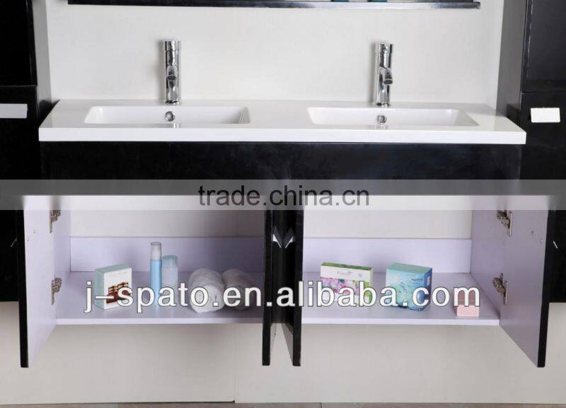 Luxury furniture with two side cabinet modern bathroom vanity cabinet