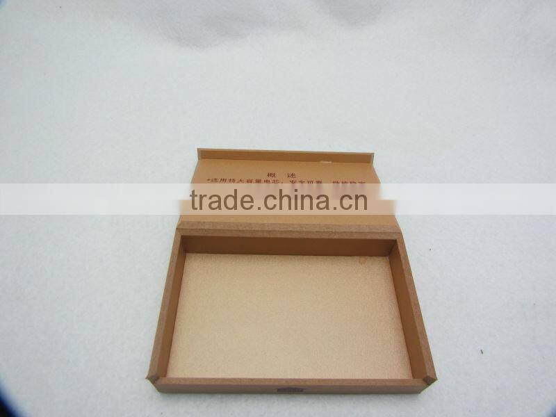 High grade plastic handmade cufflink box hard plastic box plastic folding box