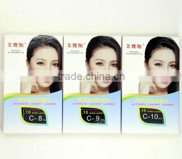 Hot selling 0.10mm tencel beauty individual faux mink eyelash extension