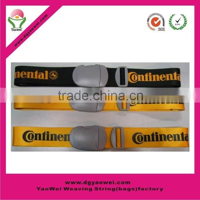 2016 hot sell Multiply color promotional PP lock luggage belt