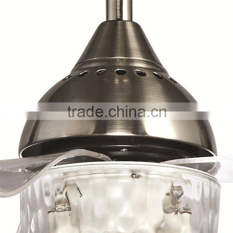 simple invisible ceiling fan lamp for dinning room / guest room