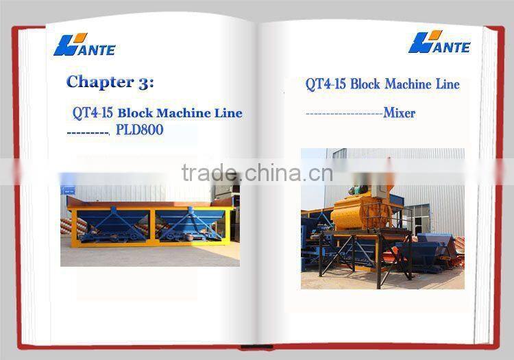 QT4-15 High quality italy automatic concrete block making machine price