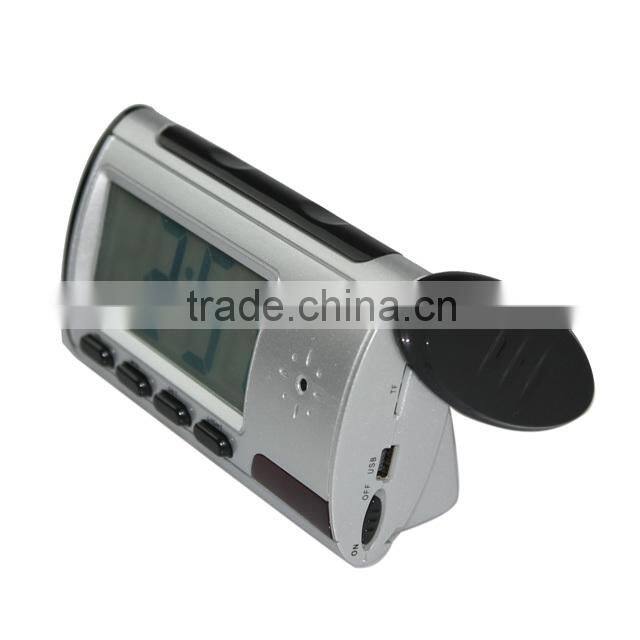 Alarm Clock Camera Mini Hidden DVR Clock Appearance 30fps 4GB Mini Camcorders Clock Motion Detection 3311F