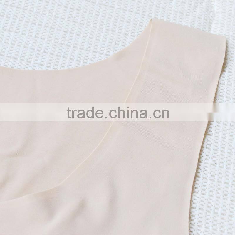 One piece type Seamless Bra Sports Vest Inner wear